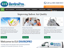 Tablet Screenshot of euienviropro.com